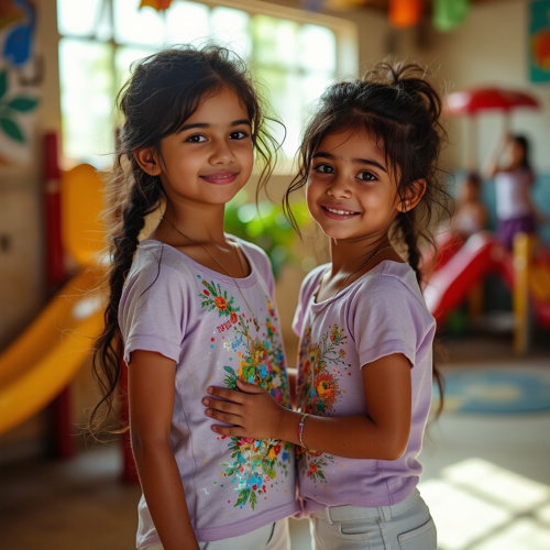Children: child, pigtail, girl