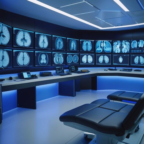 Technology: brain, chair, clinic