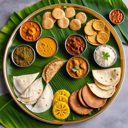 Food & Cuisine: appetizer, banana leaf, biscuit