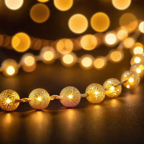 Festivals & Culture: bracelet, bead, christmas light