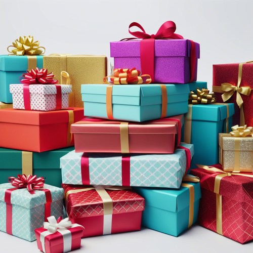 Festive Shopping: bow, box, gift