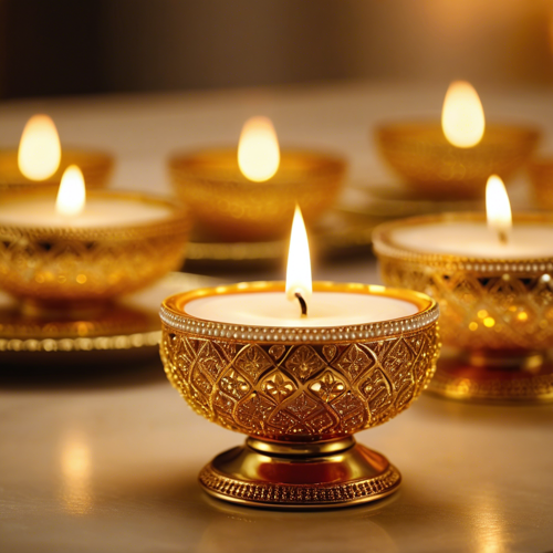 Festivals & Culture: lamp, candle, table