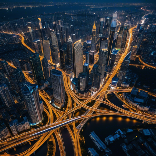 Travel & Landmarks: building, city, highway