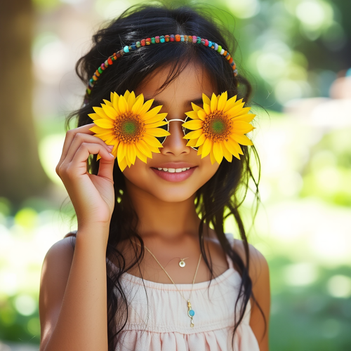 Children: catch, daisy, dress