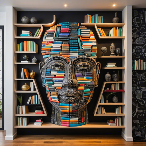 People & Portraits: art, book, bookcase