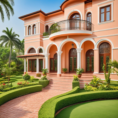 Lifestyle & Family: building, curve, garden