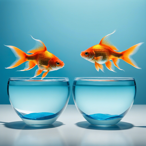 Nature & Wildlife: aquarium, bowl, couple