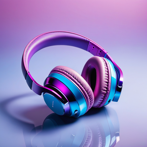 Dance & Music: earphone, glass table, reflection