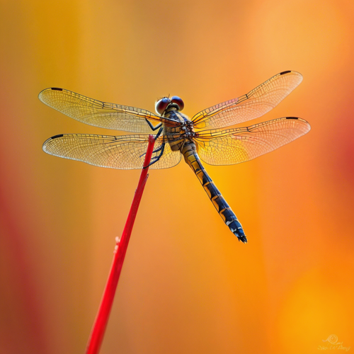 Nature & Wildlife: blade, dragonfly, flower