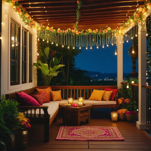 Festivals & Culture: blanket, canopy, christmas light
