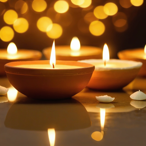 Festivals & Culture: bowl, lamp, candle