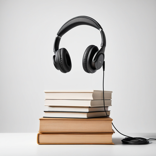 Education: book, earphone, peak