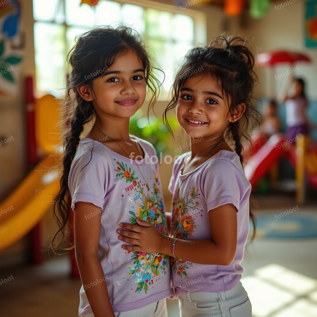 Children: child, pigtail, girl