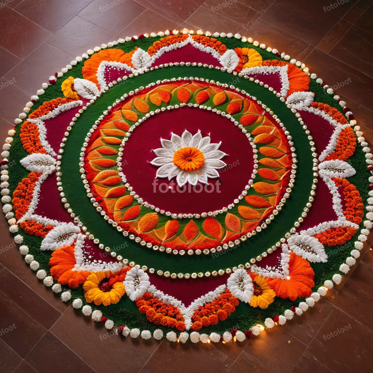 Festivals & Culture: festival, flower, mandala