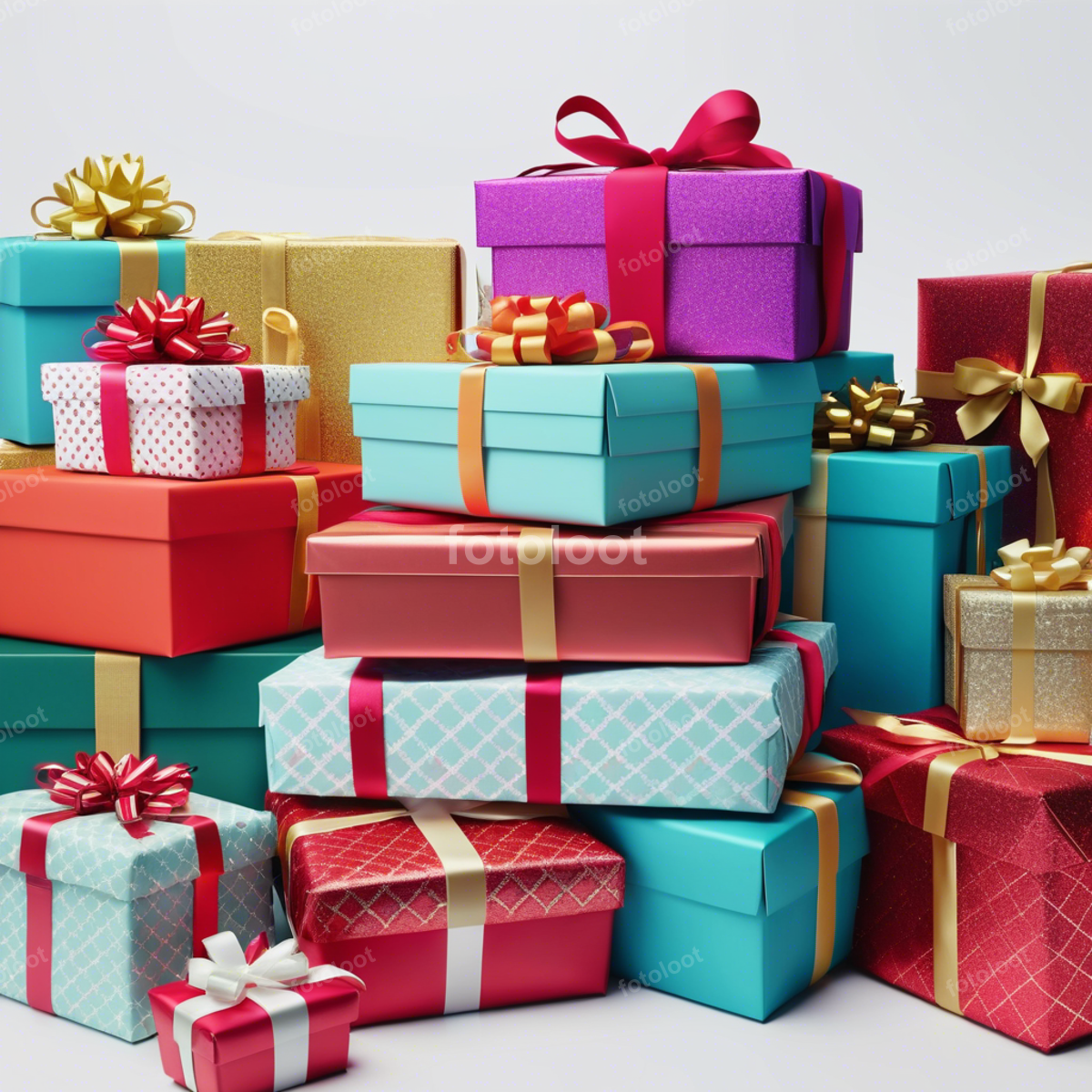 Festive Shopping: bow, box, gift
