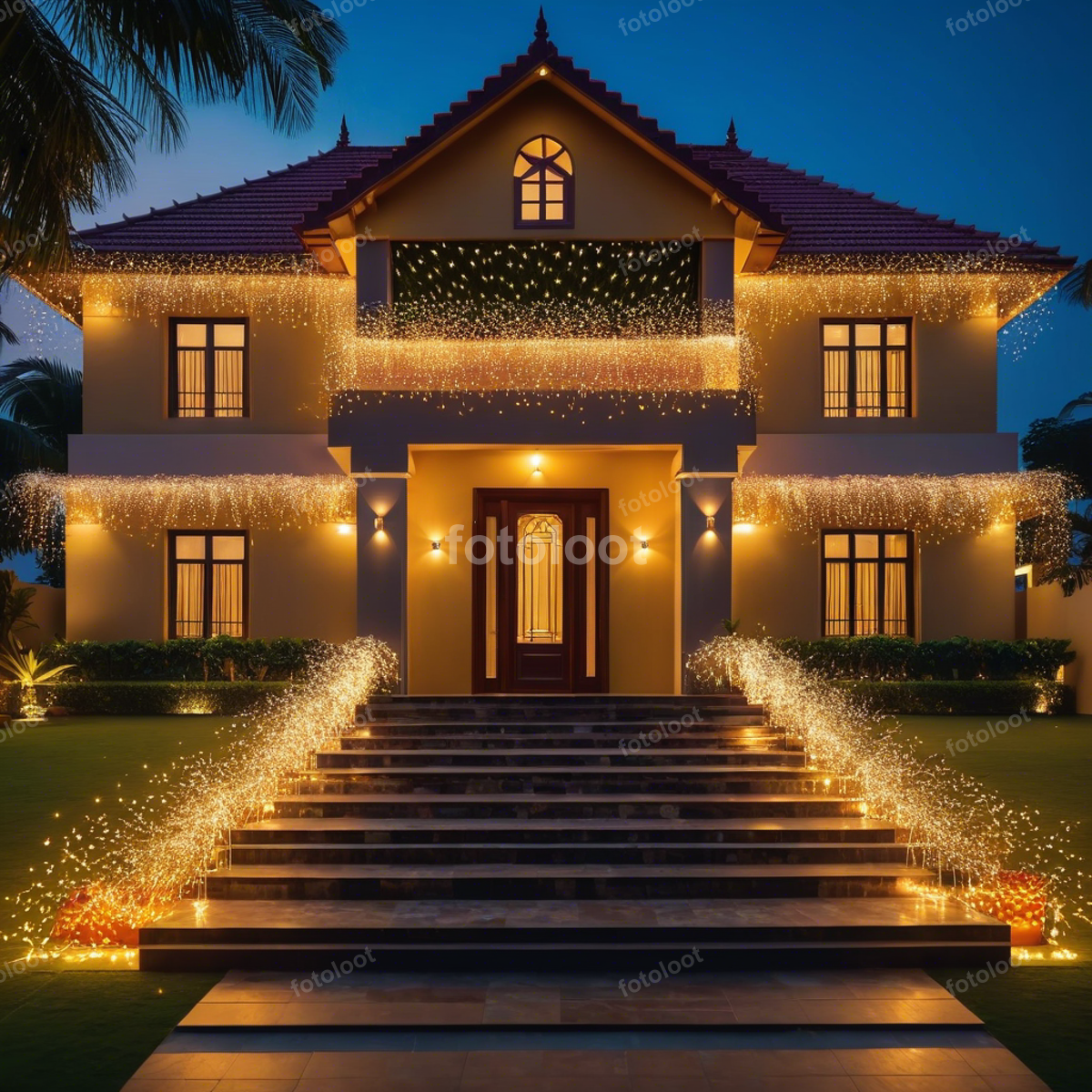 Lifestyle & Family: christmas light, home, house