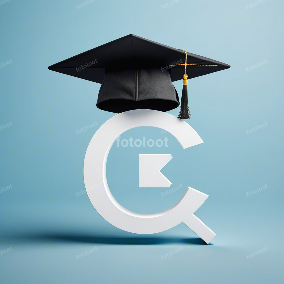 Education: arrow, cap, crescent