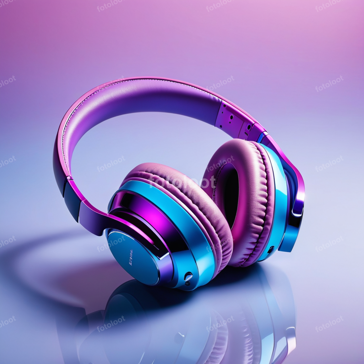 Dance & Music: earphone, glass table, reflection