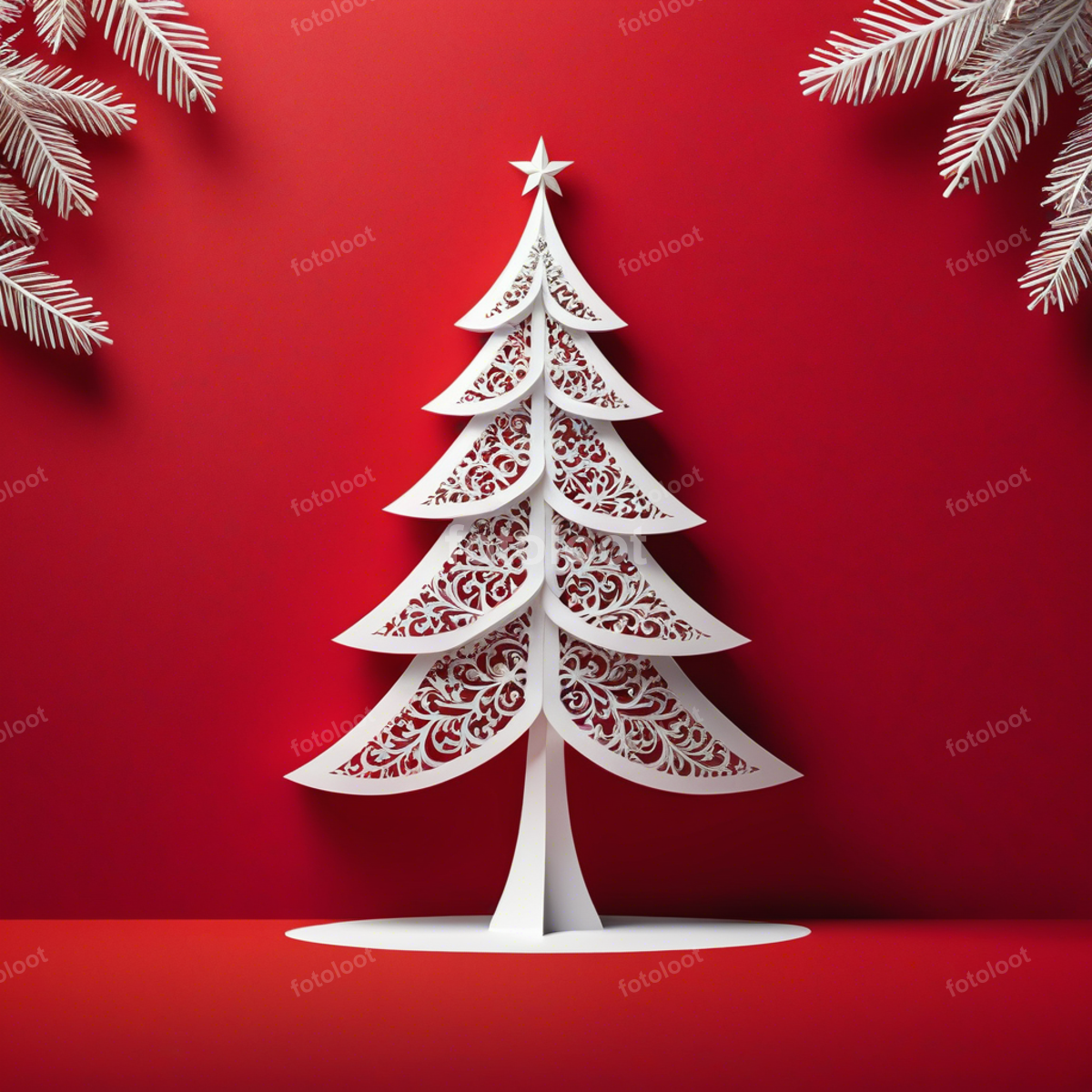 Arts & Crafts: branch, christmas, fir tree