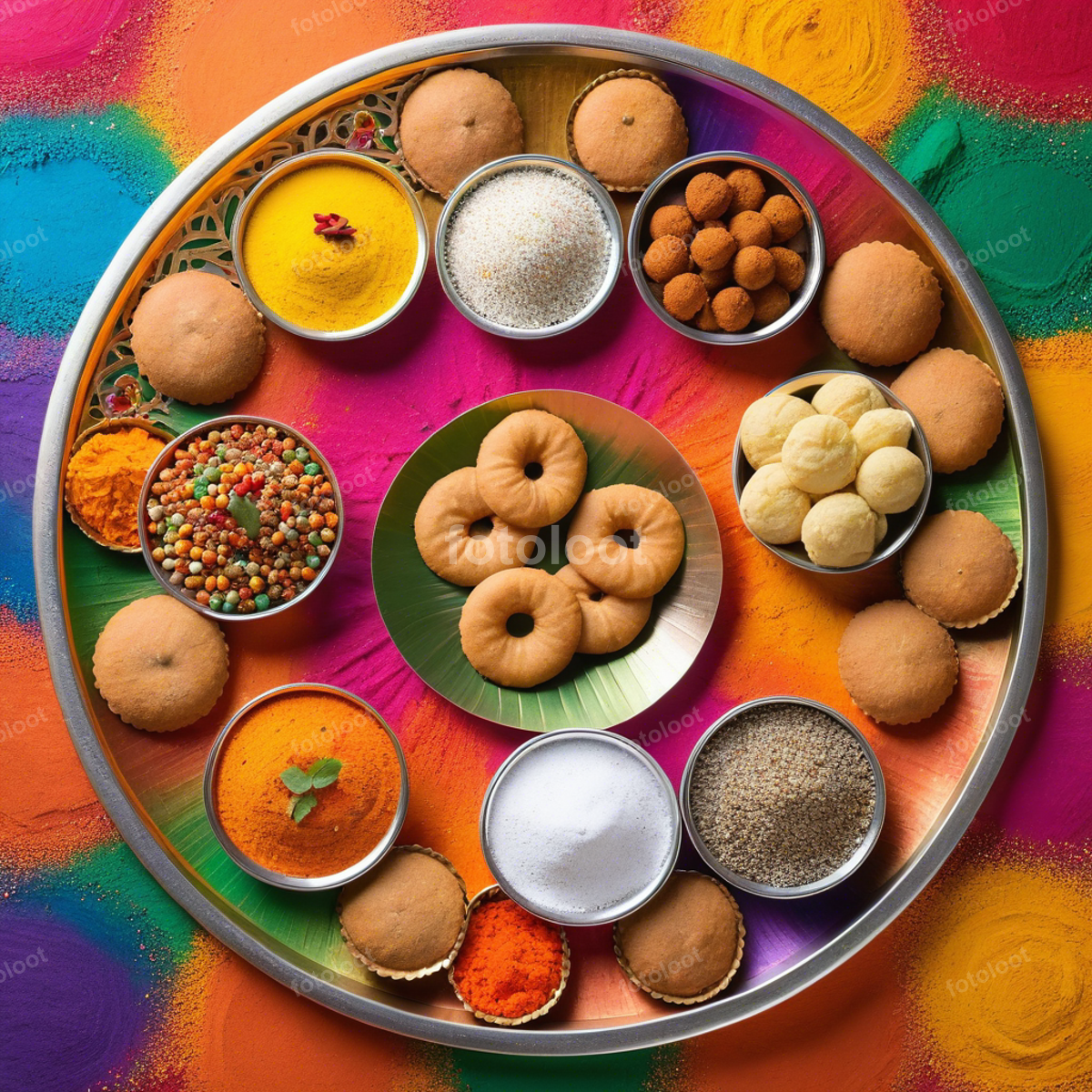 Food & Cuisine: bowl, donut, food