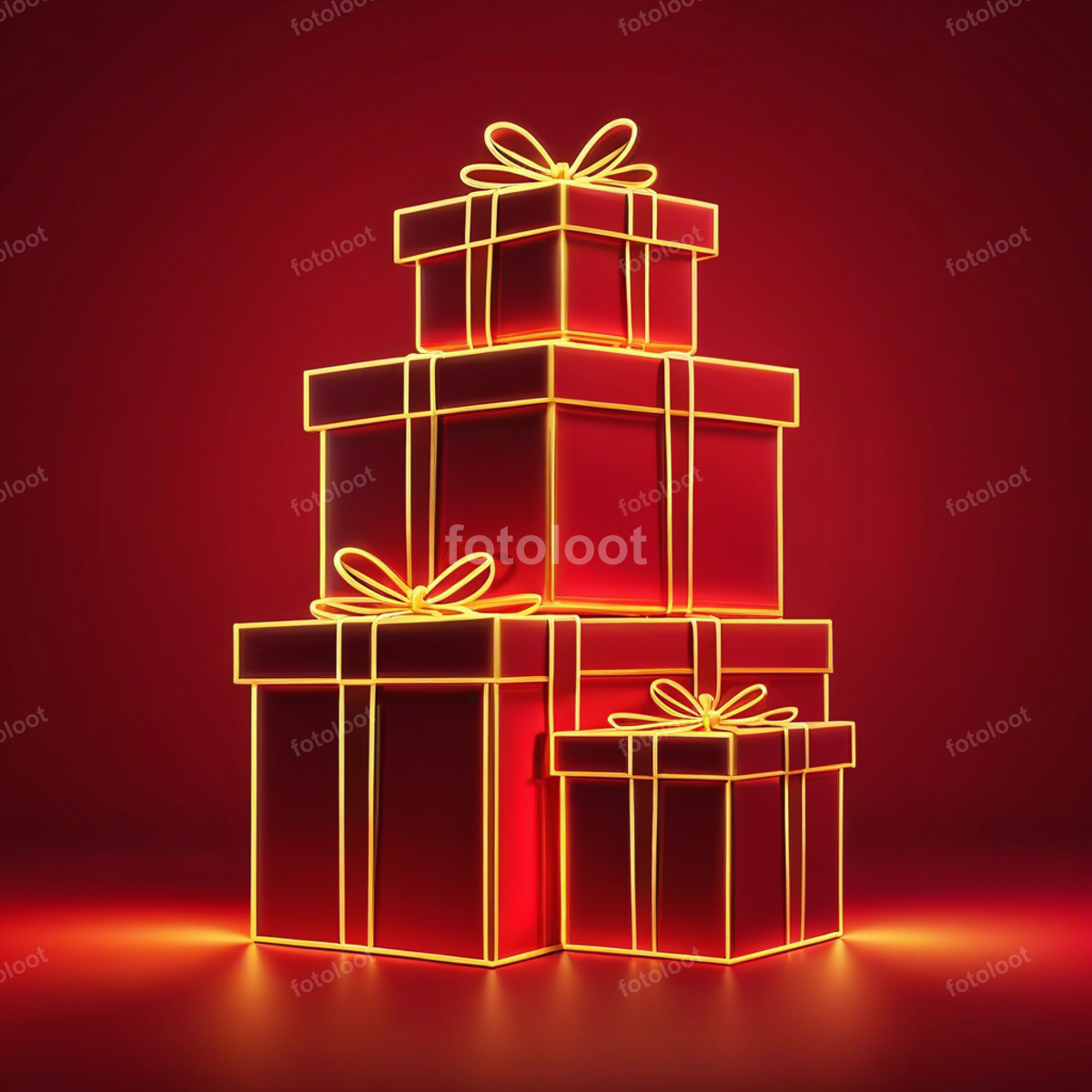 Festive Shopping: bow, box, gift