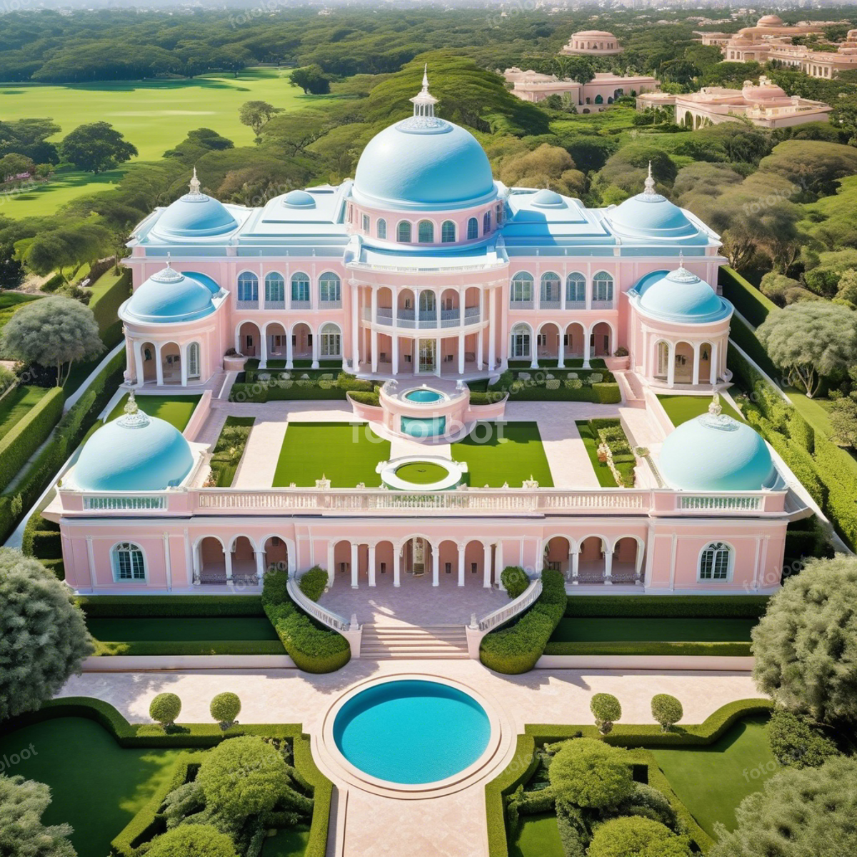 Spirituality & Faith: building, garden, mosque