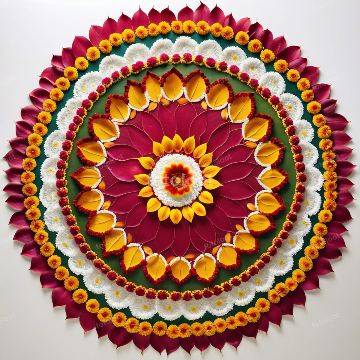 Festivals & Culture: festival, flower, mandala